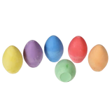 Coloured Chalk Eggs (set of 6)
