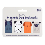 Magnetic bookmarks (set of 4) - dogs