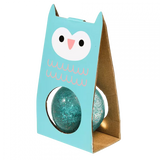 Owl Glitter Bouncy Ball