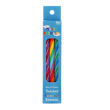 Twisted Rainbow Erasers (set of 3)