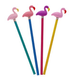 Pencil Top Erasers (set of 4) - Flamingoes