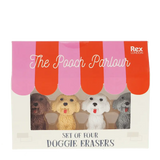 Pencil top erasers (set of 4) - Pooch Parlour