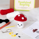 Crochet Kit Toadstool Keyring