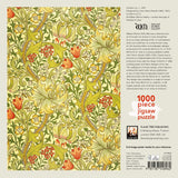William Morris Gallery Golden Lily 1000 Piece Jigsaw