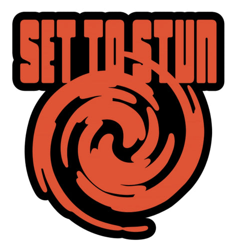 Set to Stun Logo & Swirl Magnet