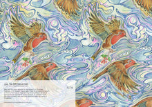 Robin Repeat Pattern Greetings Card