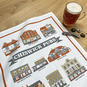 Chiswick Pubs Tea Towel