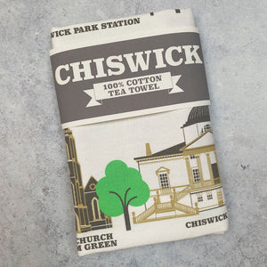 Chiswick Illustrated Tea Towel