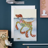 Doggy Paddle Greeting Card