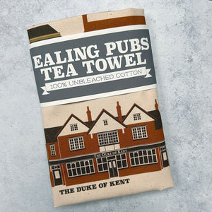 Ealing Pubs Illustrated Tea Towel