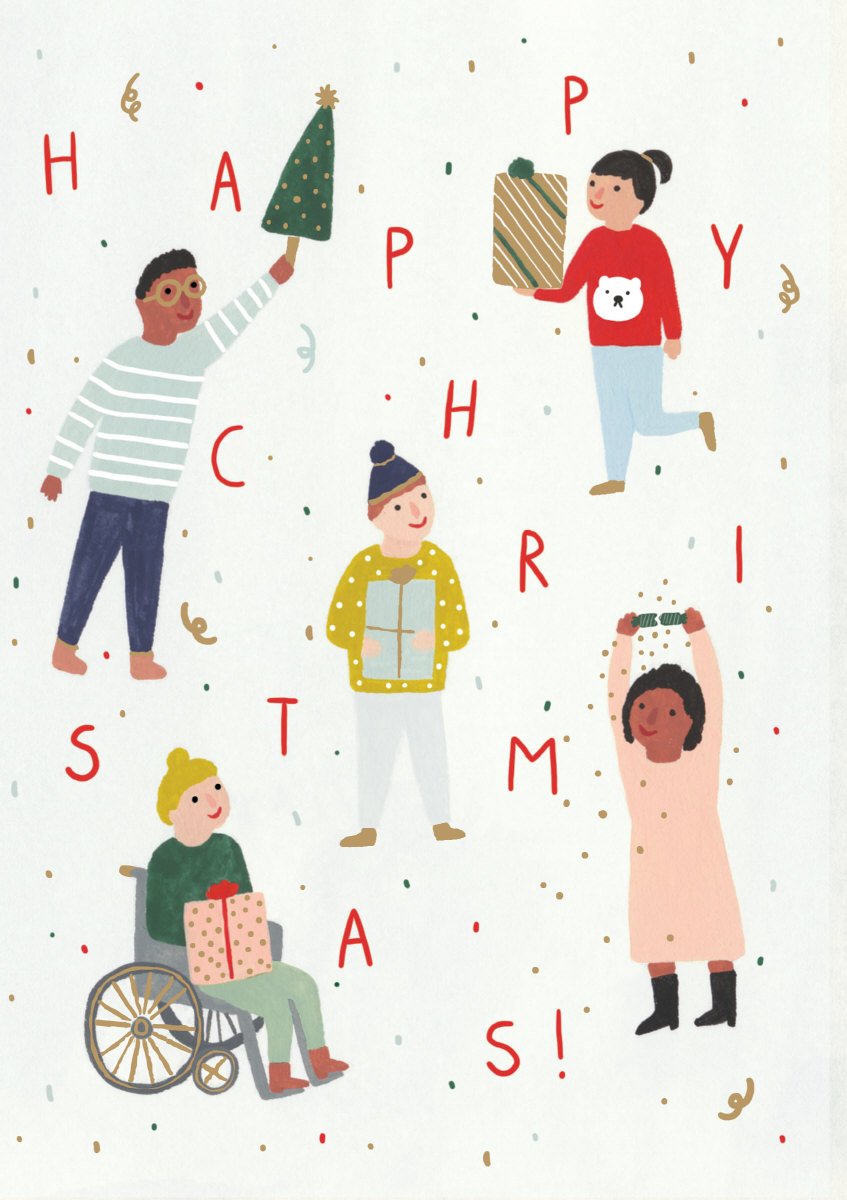 Festive Children Greetings Card