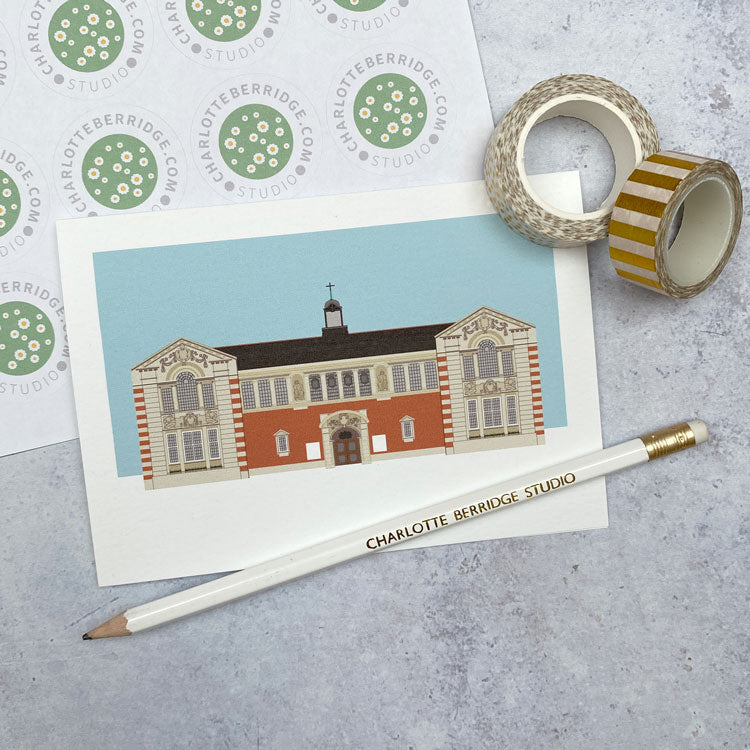 Hammersmith Library Illustrated Greetings Card