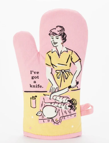 I've Got a Knife Oven Mitt