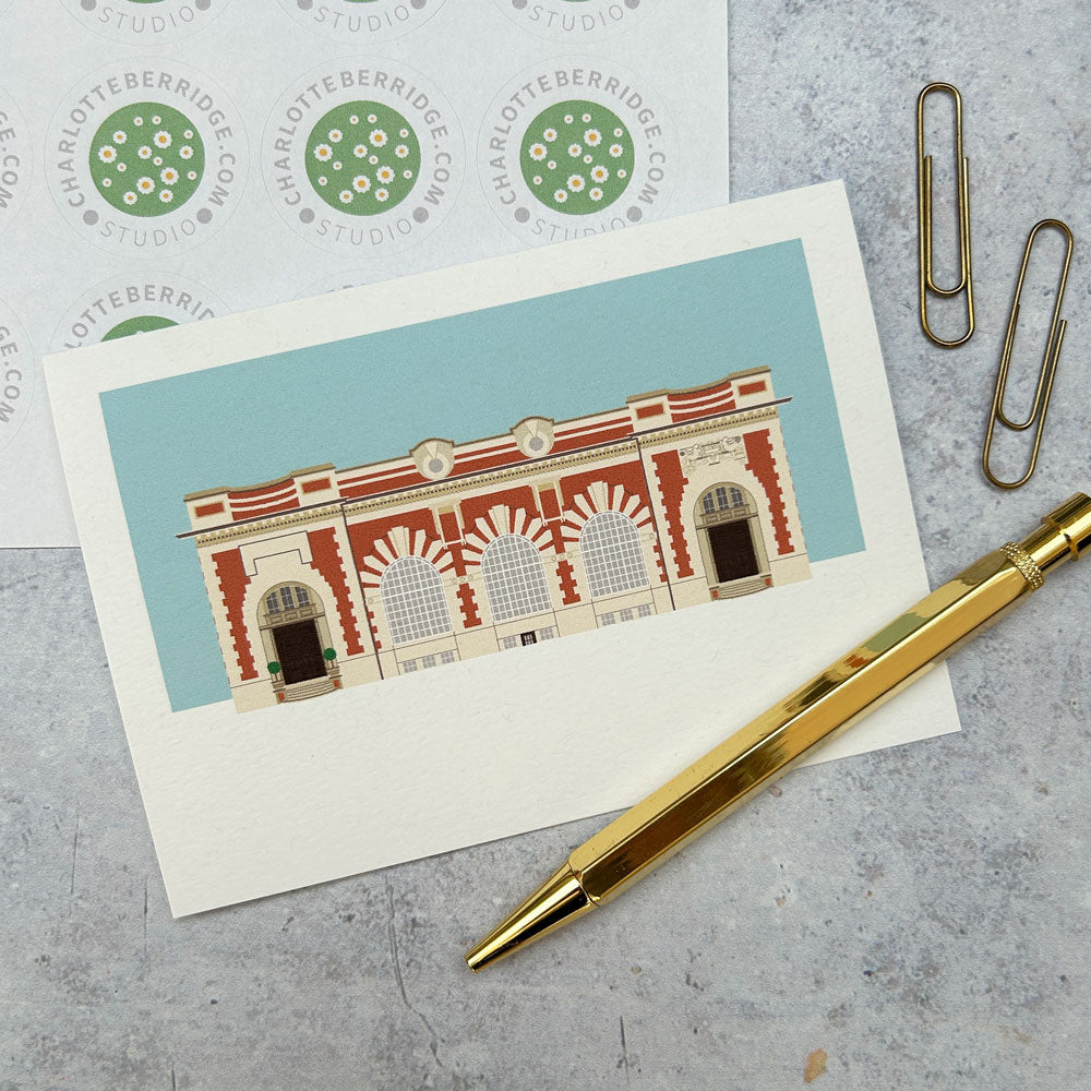 The Power House, Chiswick Illustrated Greetings Card