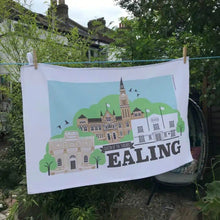 Ealing Illustrated: Ealing Scenes Tea Towel