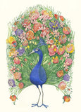 Peacock Greeting Card