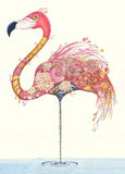 Flamingo Greetings Card