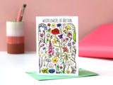 Wildflowers of Britain Greeting Card by Alexia Claire