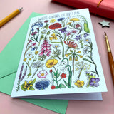Wildflowers of Britain Greeting Card by Alexia Claire