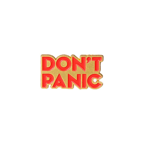 Don't Panic Enamel Pin Badge