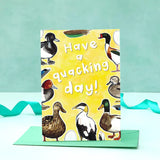 Have a quacking day - birthday card by Alexia Claire