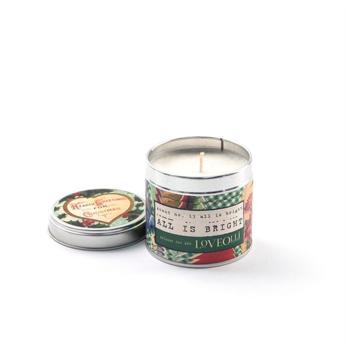 LoveOlli All is Bright Scented Candle In A Tin