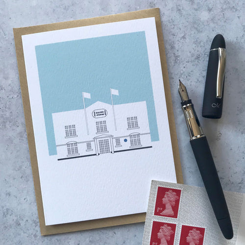 Ealing Studios - illustrated A6 card