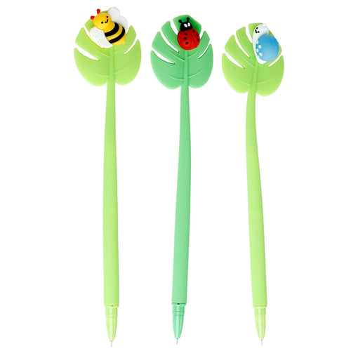 Botanical Gardens Bumble Bee Ladybird and Snail Leaf Fine Tip Pen
